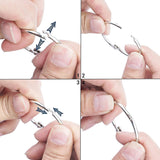50PCS Binder Rings 1 Inch,Nickel Plated Steel Book Rings,Loose Leaf Binder Rings,Key Rings,Metal Rings for Index Cards.