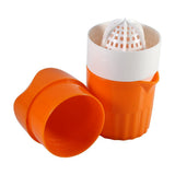 1Pcs Orange Juicer, Hand Juicer Citrus Squeezer Manual Lid Rotation Press Reamer For Lemon Lime Grapefruit With Strainer