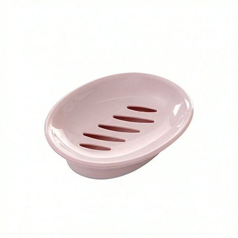 Soap Cover PP Material Soap Dish Drain Box for Household Kitchen and Toilet double-layer design, durable.(Color : Pink) In Australia - Darrahopens