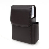 PU Leather Cigarette Case with Lighter Holder Tobacco Pouch Best Gift for Men Women (Lichee Pattern Brown) In Australia - Darrahopens
