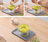 Citrus Lemon Orange Juicer Manual Hand Squeezer with Built-in Measuring Cup and Grater,space saving storage Green