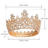 Gold Crowns for Women Bride Princess Crowns Tiaras and Crowns for Women Elegant Crowns Women's Headbands Bridal Wedding In Australia - Darrahopens