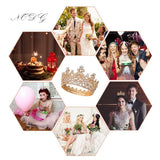 Gold Crowns for Women Bride Princess Crowns Tiaras and Crowns for Women Elegant Crowns Women's Headbands Bridal Wedding