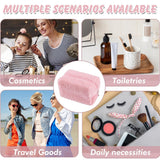 Makeup Bag for Women Medium Travel Cosmetic Bag Cute Plush Pink Makeup Pouch for Purse Zipper Toiletry Bag Organizer Cute In Australia - Darrahopens
