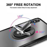 Phone Ring Cell Holder Stand, Car Phone Holder Mount Finger Grip Loop 360 Degree Rotation Finger Ring Stand for Most Smartphone