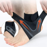 （1Pair） Ankle Support for Women & Men Ankle Compression Sleeve Ankle Wrap Strap Ankle Brace for Sprained Ankle (Grey,M) In Australia - Darrahopens