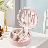 Mini Travel Jewelry Case, Small Jewellery Organizer Boxes, Portable Gifts Storage Cases for Rings, Pendants, Earrings, Necklace