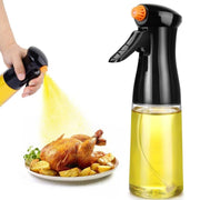 Oil Sprayer for Cooking, Upgraded Olive Oil Sprayer Bottle, Air Fryer  Vinegar Spritzer, Kitchen Gadgets Roasting (Black)