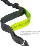 Dog Running Waist Harness with Leashes Handless Dog Leash with Adjustable Belt, Double Bungee Design - Perfect for Running