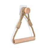Home Toilet Roll Holder Creative Wood Roll Holder Country House Toilet Paper Holder Toilet Bathroom Retro Wall Mount Rope In Australia - Darrahopens
