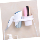 1PC shelf bracket hairdryer holder wall hanging hairdryer storage rack no trace No punching Hair Dryer Holder holder hairdryer In Australia - Darrahopens
