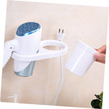 1PC shelf bracket hairdryer holder wall hanging hairdryer storage rack no trace No punching Hair Dryer Holder holder hairdryer In Australia - Darrahopens