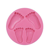 Feet Mold,Soap Clay  Chocolate Sugarcraft Baking Tool DIY Mold for Baby Shower Birthday Party Cake Decoration In Australia - Darrahopens