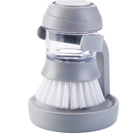Soap Dispensing Palm Brush,Handheld Dish Soap Brush,Kitchen Palm Brush for Dish,Mushroom Brush easy to clean In Australia - Darrahopens