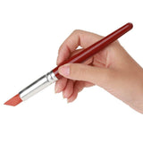 5Pcs Red Large-sized Rubber Tip Paints Silicon Brushes Sculpture Pottery Clay Shaping Carving Tool will not be easily damaged.