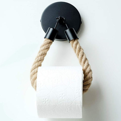 Retro Hand Towel  Ring Rope Toilet Paper Holder Wall Mounted for Farmhouse Beach Bathroom Accessory In Australia - Darrahopens