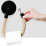 Retro Hand Towel  Ring Rope Toilet Paper Holder Wall Mounted for Farmhouse Beach Bathroom Accessory