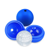 Death Star Ice Cube Mold 2 Pack Silicone Star Wars Ice Molds Sphere Big Ice Ball Maker for Whiskey, Bourbon and Cola (2pes) In Australia - Darrahopens