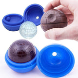 Death Star Ice Cube Mold 2 Pack Silicone Star Wars Ice Molds Sphere Big Ice Ball Maker for Whiskey, Bourbon and Cola (2pes) In Australia - Darrahopens