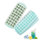 4 Pack Mini Ice Cube Trays with Lid, Stackable Ice Trays Set for Freezer, Molds Easy Release Crushed Ice Cube for Chilling Whiskey In Australia - Darrahopens