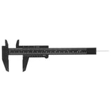 Mini Plastic Caliper High Accuracy Double Rule Scale Measuring Tool Rectangular Vernier Caliper Fast Read Sliding Gauge Ruler