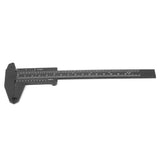 Mini Plastic Caliper High Accuracy Double Rule Scale Measuring Tool Rectangular Vernier Caliper Fast Read Sliding Gauge Ruler
