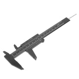 Mini Plastic Caliper High Accuracy Double Rule Scale Measuring Tool Rectangular Vernier Caliper Fast Read Sliding Gauge Ruler