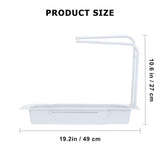 1pc Drain Extensible Shelf Kitchen sponge Organizer Kitchen Sponge Holder sink dish cloth hanger Soap Dish hanging storage shelves In Australia - Darrahopens
