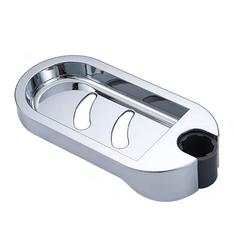 Shower Rail Clip-on Bathroom Soap Holder Soap Dish, Corrosion resistant, ideal for the bathroom or toilet(Fit for 24mm Tube)