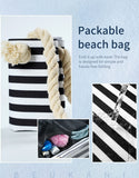Extra Large Beach Bags Waterproof Sandproof For Summer Vacation Must Have  Extra Large Waterproof Canvas Beach