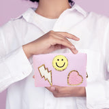 Makeup Bag Pu Leather Portable Waterproof Cosmetic Bag Travel Makeup Bag Organizer Travel Accessories Makeup Bag for Women Pink