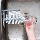 Washer for Sink,Glass Washer,Bottle Cleaner Brush,Bottle Cup Brush Cleaner for Kitchen Bar Washing Cleaning Tools,Double Sided