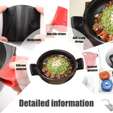 4Pcs Silicone Assist Handle Holder Grip, Heat Resistant Cast Iron Holder Sleeve, Anti-Slip Skillet Handle Covers, Potholder In Australia - Darrahopens