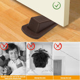 Door Stoppers for Floor Rubber Door Stop Wedge, Floor Sturdy Stackable Door Stop for Carpet Heavy Duty Door In Australia - Darrahopens