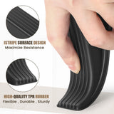 Door Stoppers for Floor Rubber Door Stop Wedge, Floor Sturdy Stackable Door Stop for Carpet Heavy Duty Door