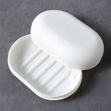 2PCS Travel Soap Container,Portable Soap Dish with Lid,Portable Bar Soap Holder Soap Box for Bathroom Soap Tray Soap Holder