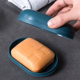 2PCS Travel Soap Container,Portable Soap Dish with Lid,Portable Bar Soap Holder Soap Box for Bathroom Soap Tray Soap Holder
