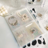 Transparent Jewelry Storage Book Organizer Earring Holder Book Storage Album Portable Travel Case Box Display for Rings, Necklaces In Australia - Darrahopens