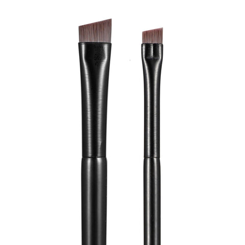 2PCS， Fine Angled Eyeliner Brushes, Eye Liner brush, Ultra Thin Slanted Flat Angle for Beauty Cosmetic Tool