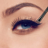 2PCS， Fine Angled Eyeliner Brushes, Eye Liner brush, Ultra Thin Slanted Flat Angle for Beauty Cosmetic Tool