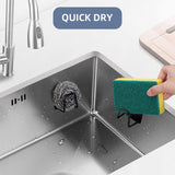 2PCS Sponge Holders for Kitchen Sink,Strong Adhesive Sink Sponge Holder - SUS304 Stainless Steel Waterproof Sponge Holder Sink Caddy In Australia - Darrahopens