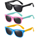 3pcs SUMMER SALE Kids Sunglasses Polarized & Flexible &  UV Protection for Age 4-9, Girls Boys Styles，Toddler Sunglasses In Australia - Darrahopens