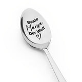 Mom's Christmas and birthday gift for women, the best mom spoon for mom, tea and coffee spoon for mom, son's daughter's gift for mom In Australia - Darrahopens