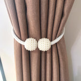 Curtain Straps 1Pc Pearl Magnetic Ball Curtain Tie Rope Backs Buckle Clips Accessory Rods Accessoires Hook Holder Home Decorations In Australia - Darrahopens