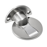 Silvery Floor Mount Door Stopper，Invisible Magnetic Door Stop,Door Catch/Stopper for Bottom of Door，Hold Your Door Open