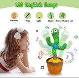 Fun cacti for children, adults, and pets, dancing, singing, imitating rechargeable sounds, with 120 English songs In Australia - Darrahopens