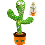 Fun cacti for children, adults, and pets, dancing, singing, imitating rechargeable sounds, with 120 English songs