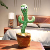 Fun cacti for children, adults, and pets, dancing, singing, imitating rechargeable sounds, with 120 English songs