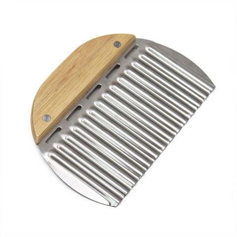 Stainless Steel Wave Cutter Potato Cutter for Potatoes, Vegetable Blade with Wavy Edge for Vegetables, Potatoes,
