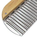 Stainless Steel Wave Cutter Potato Cutter for Potatoes, Vegetable Blade with Wavy Edge for Vegetables, Potatoes, In Australia - Darrahopens